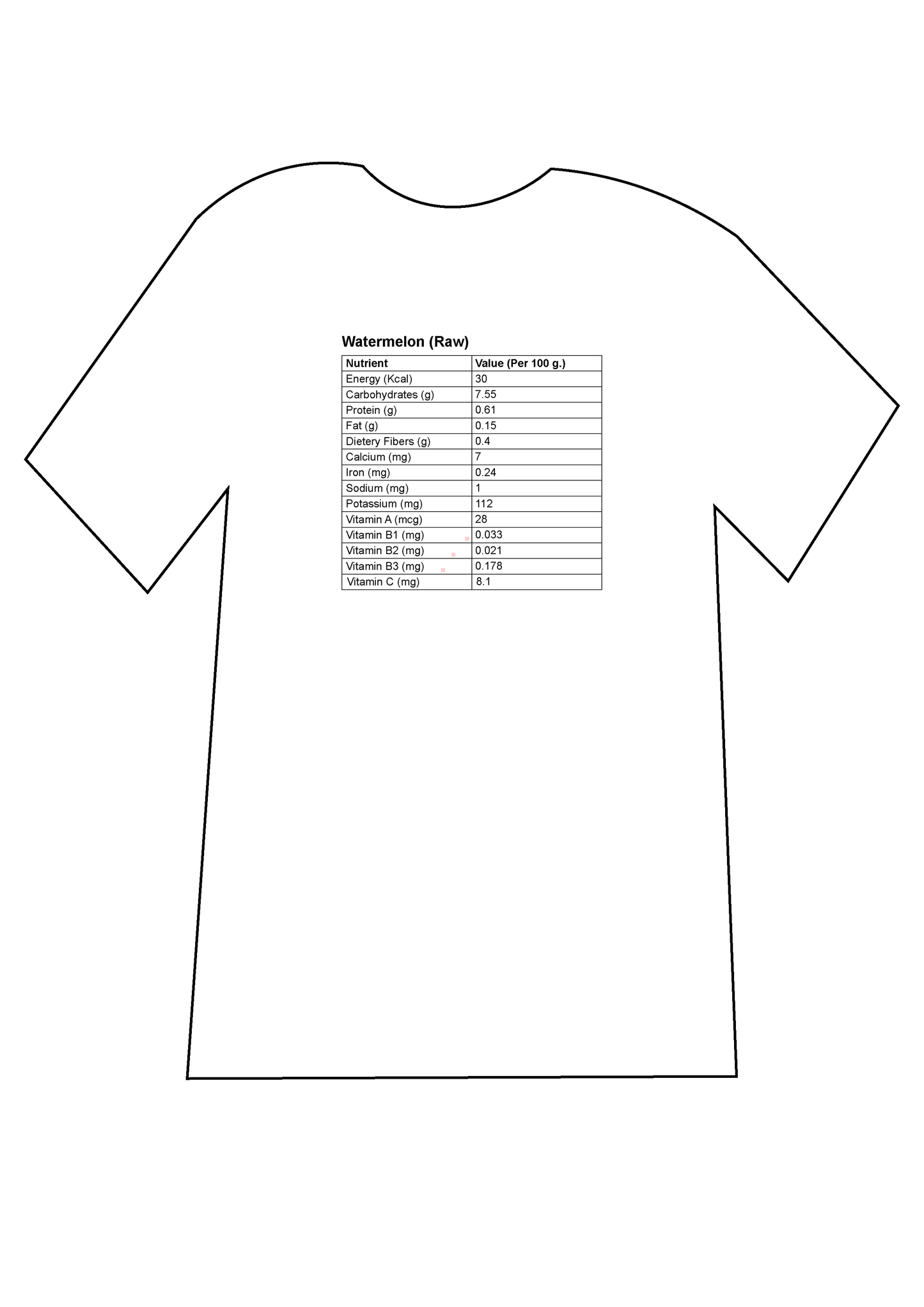 Aranzazu Moena - Watermelon (Raw) | T-shirt - Bild 2