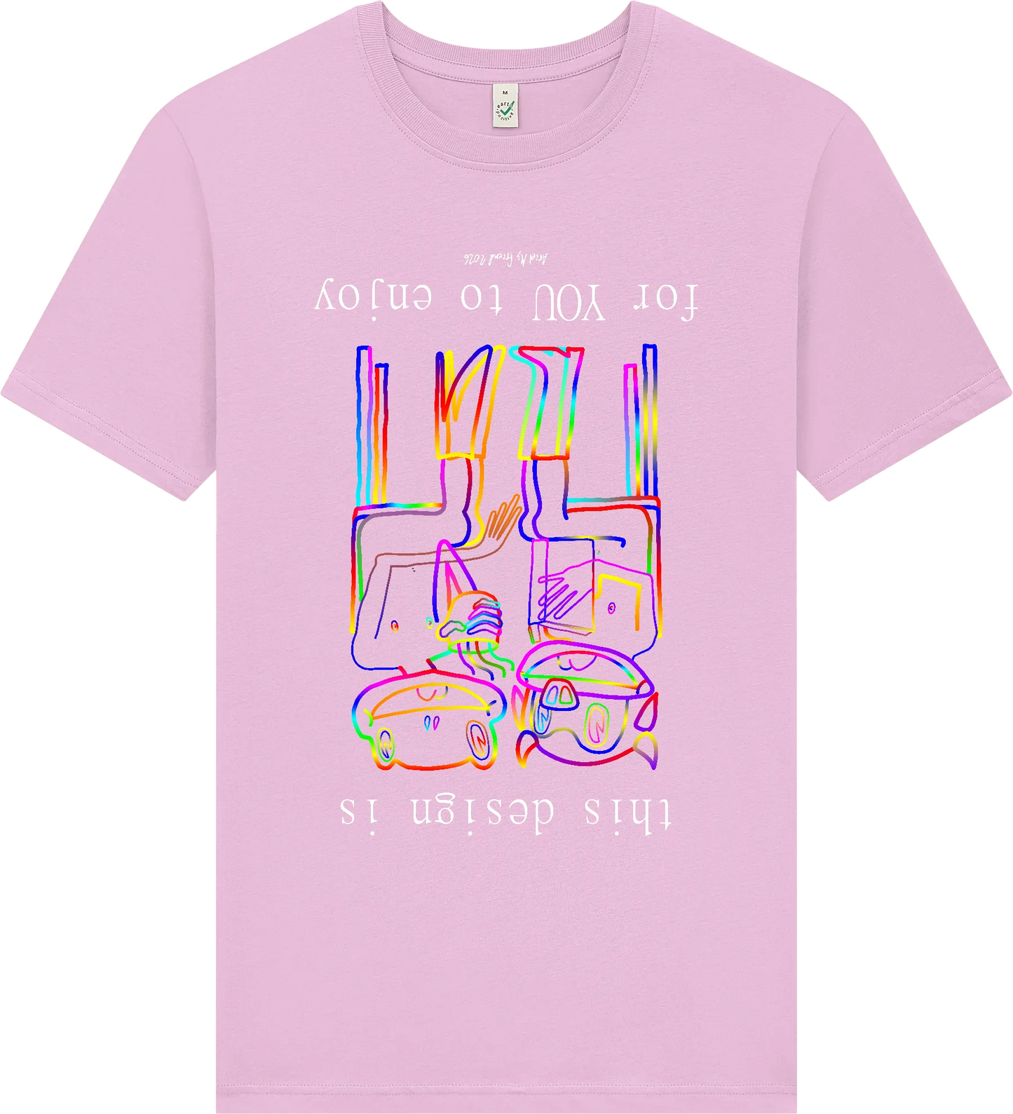 Ariel My Friend - A Rectification of an Architecture Tailored to Favor the Perspective of the External Observer | T-shirt - sweet pink