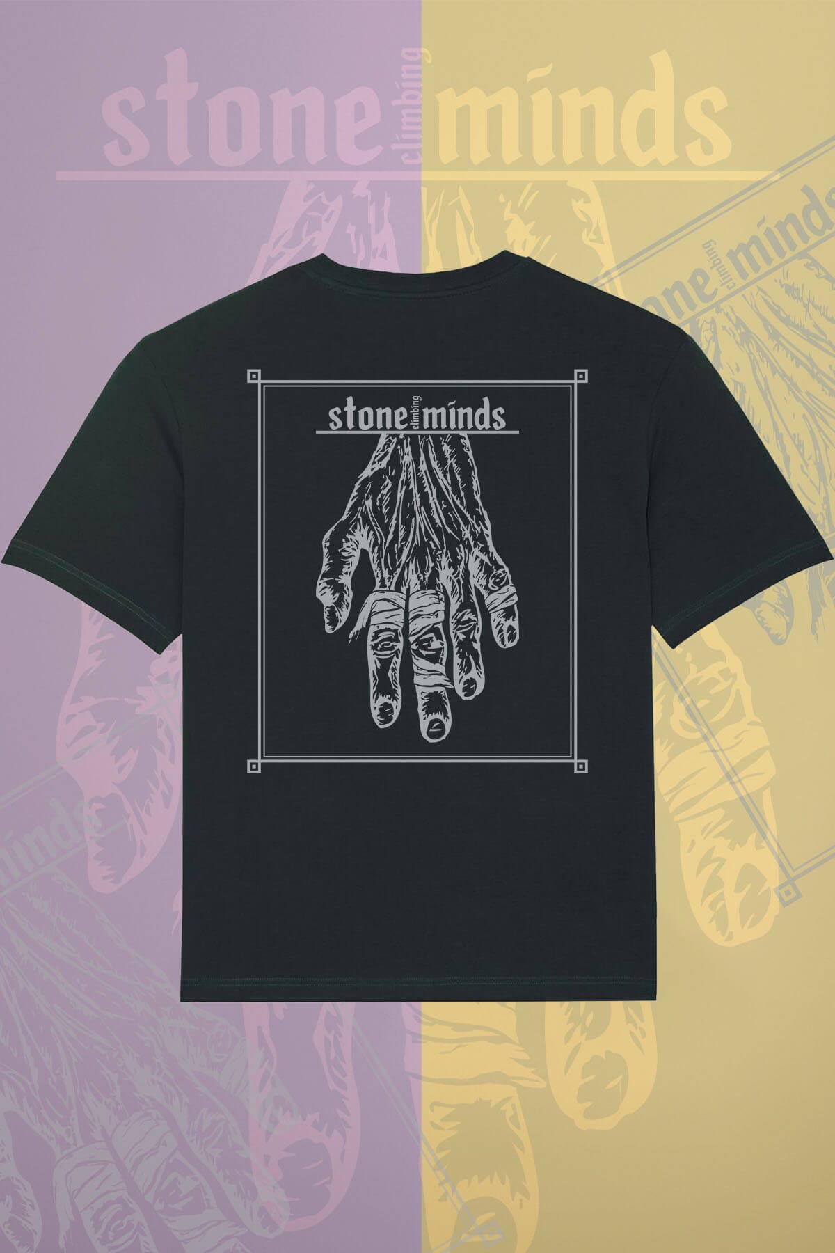 stone minds - hands | T-Shirt T-Shirt Stone Minds XS Schwarz