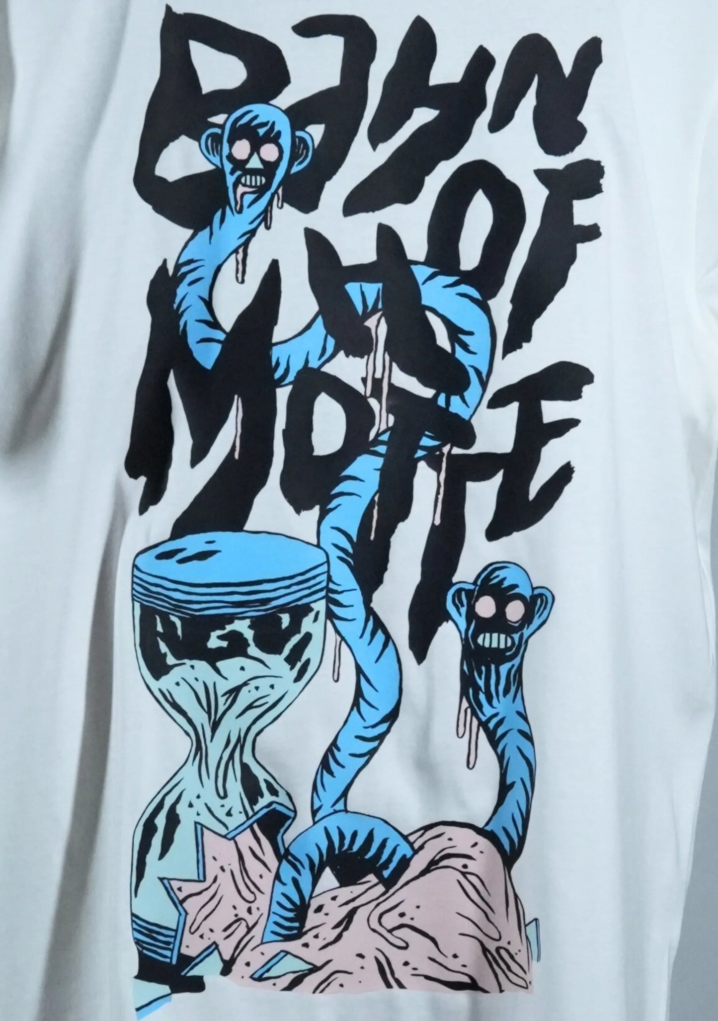 Bahnhof Motte - Zeitfressen Tour weiß | T-shirt - Bild 3