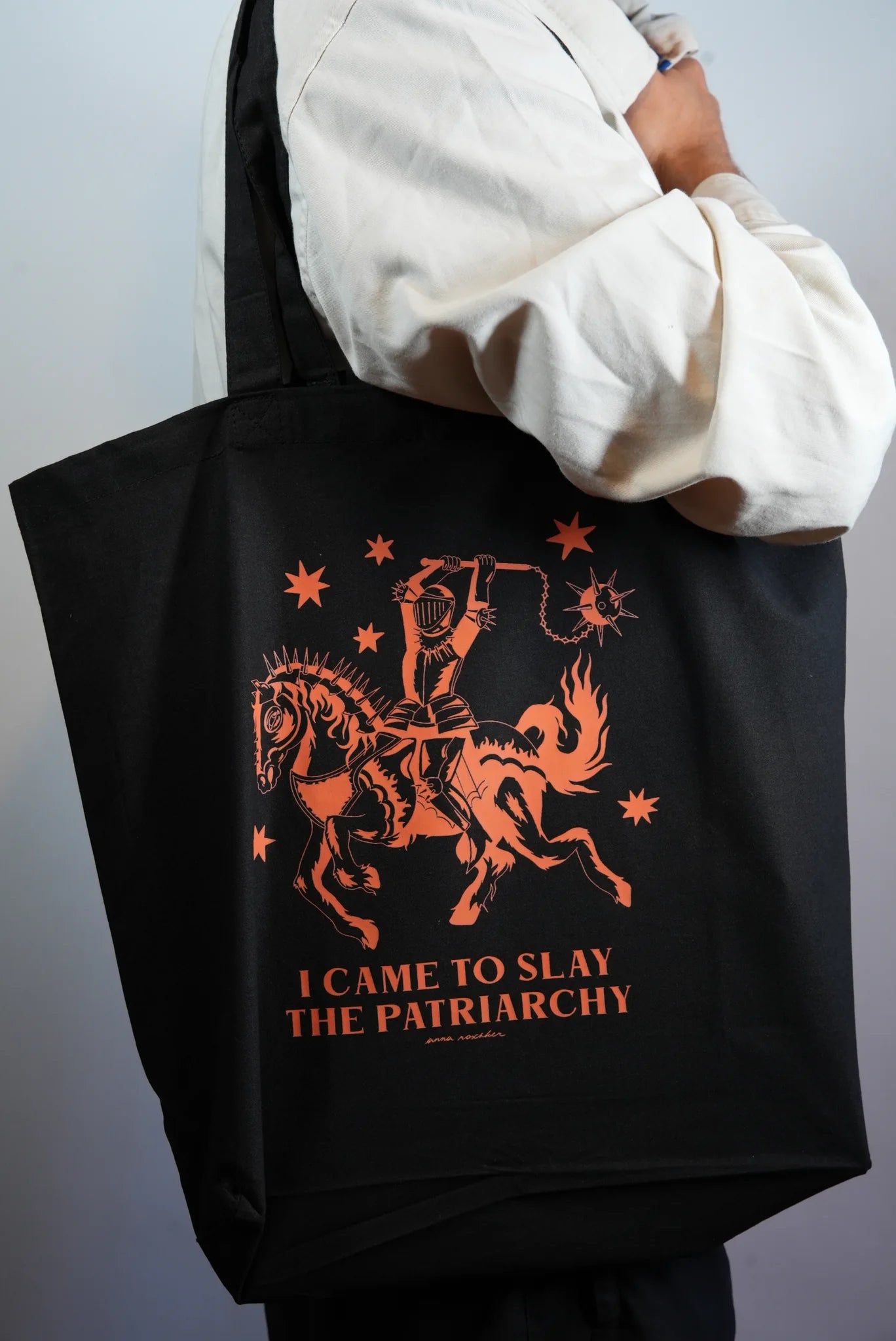 Anna Roschker  - Medieval Knight Tote Bag | bag