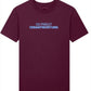 Hidden Heroes T-Shirt weinrot mit hellblauer Schrift DU TRÄGST VERANTWORTUNG