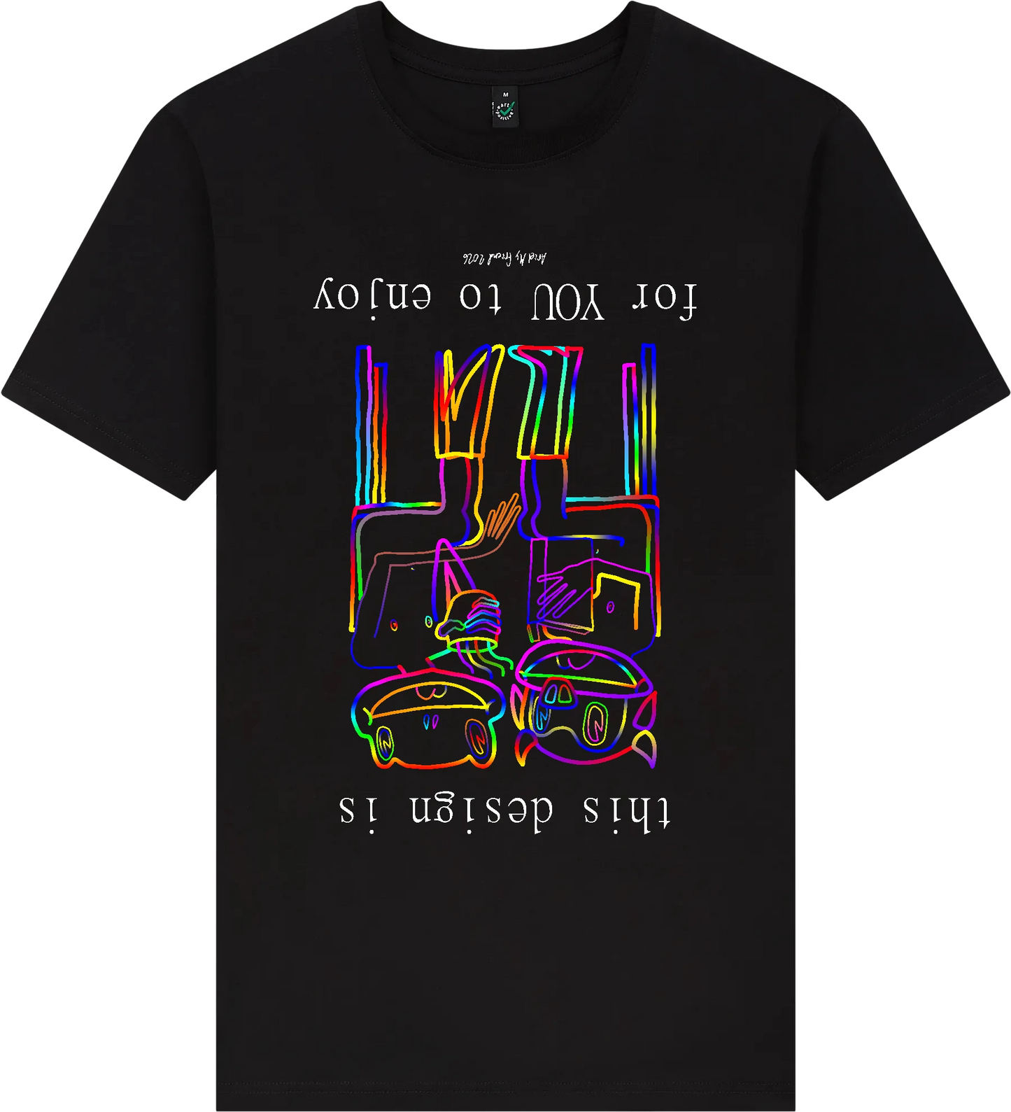 Ariel My Friend - A Rectification of an Architecture Tailored to Favor the Perspective of the External Observer | T-shirt - black