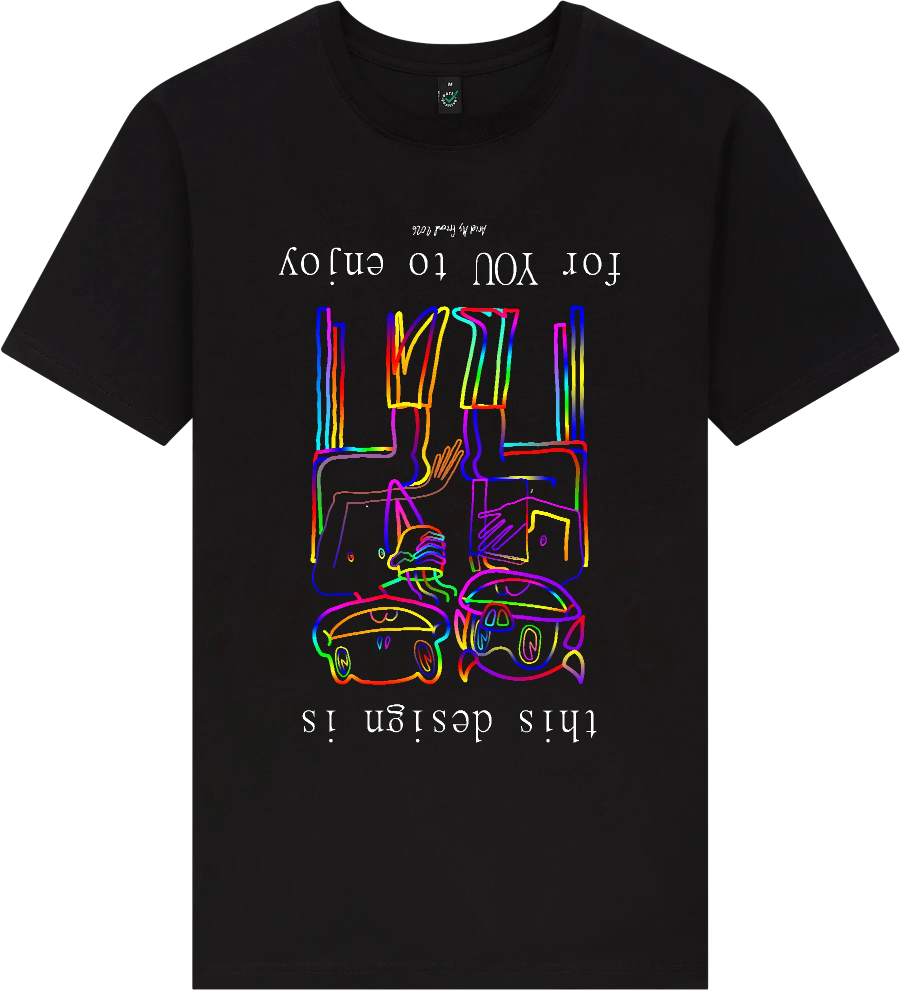 Ariel My Friend - A Rectification of an Architecture Tailored to Favor the Perspective of the External Observer | T-shirt - black