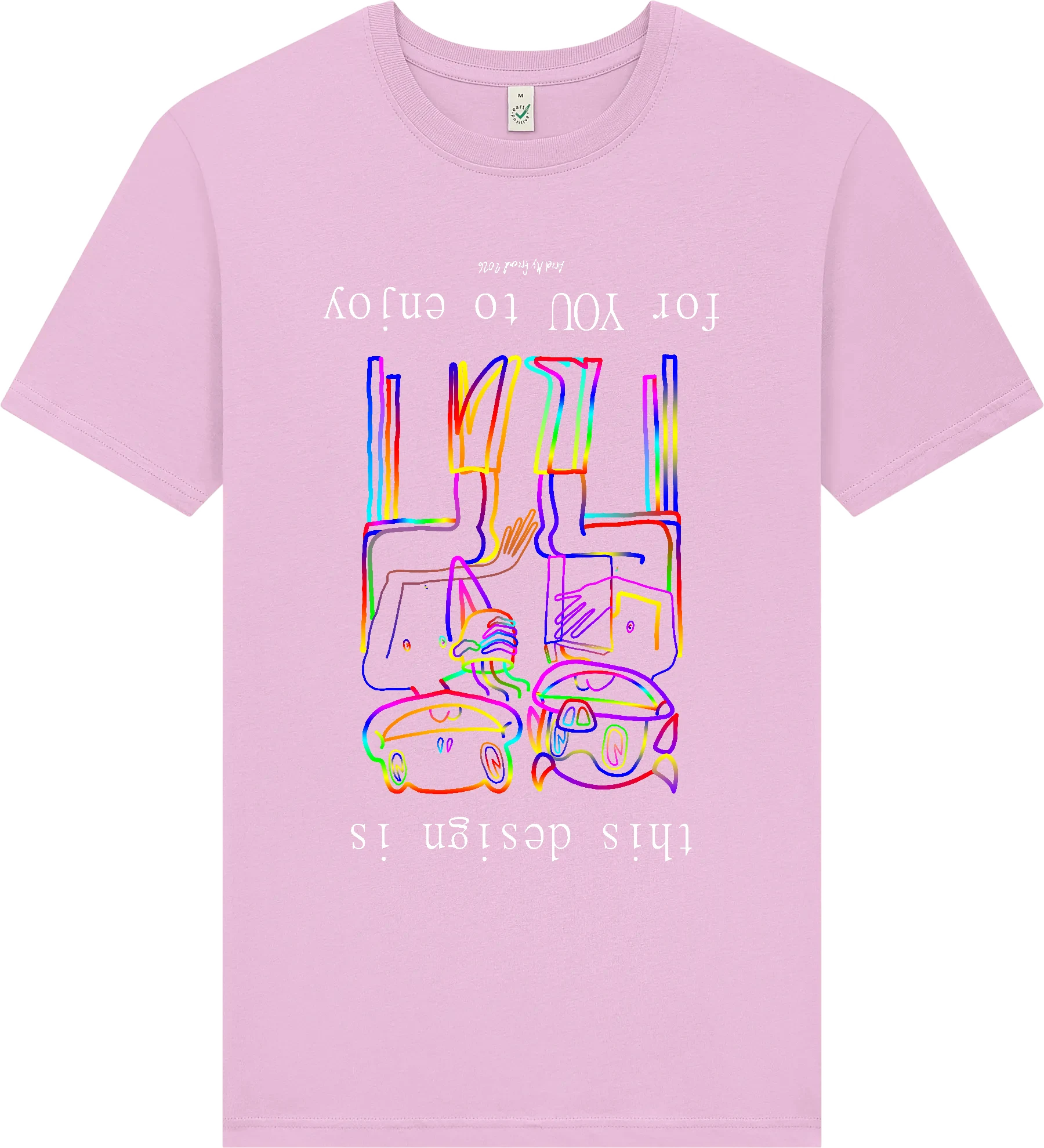 Ariel My Friend - A Rectification of an Architecture Tailored to Favor the Perspective of the External Observer | T-shirt - sweet pink