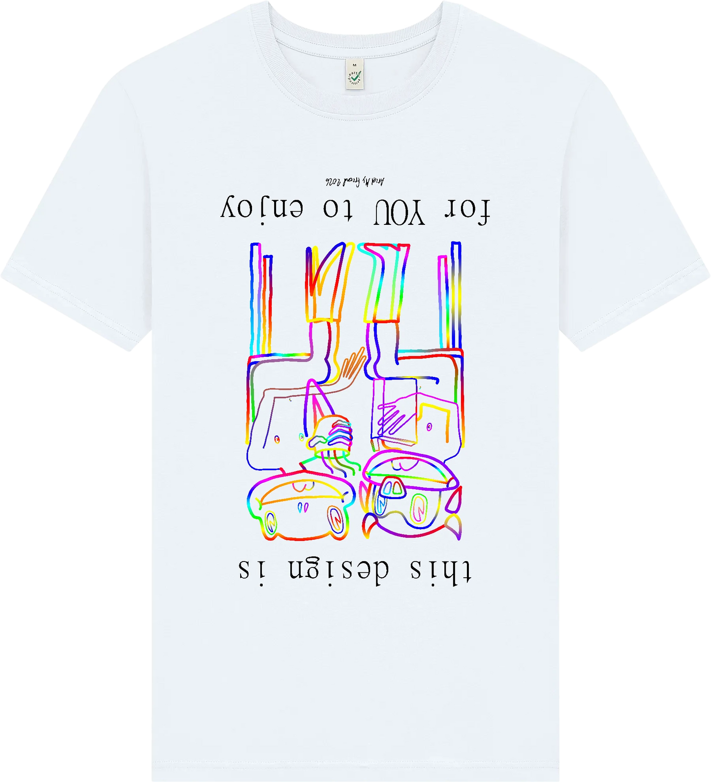 Ariel My Friend - A Rectification of an Architecture Tailored to Favor the Perspective of the External Observer | T-shirt - white
