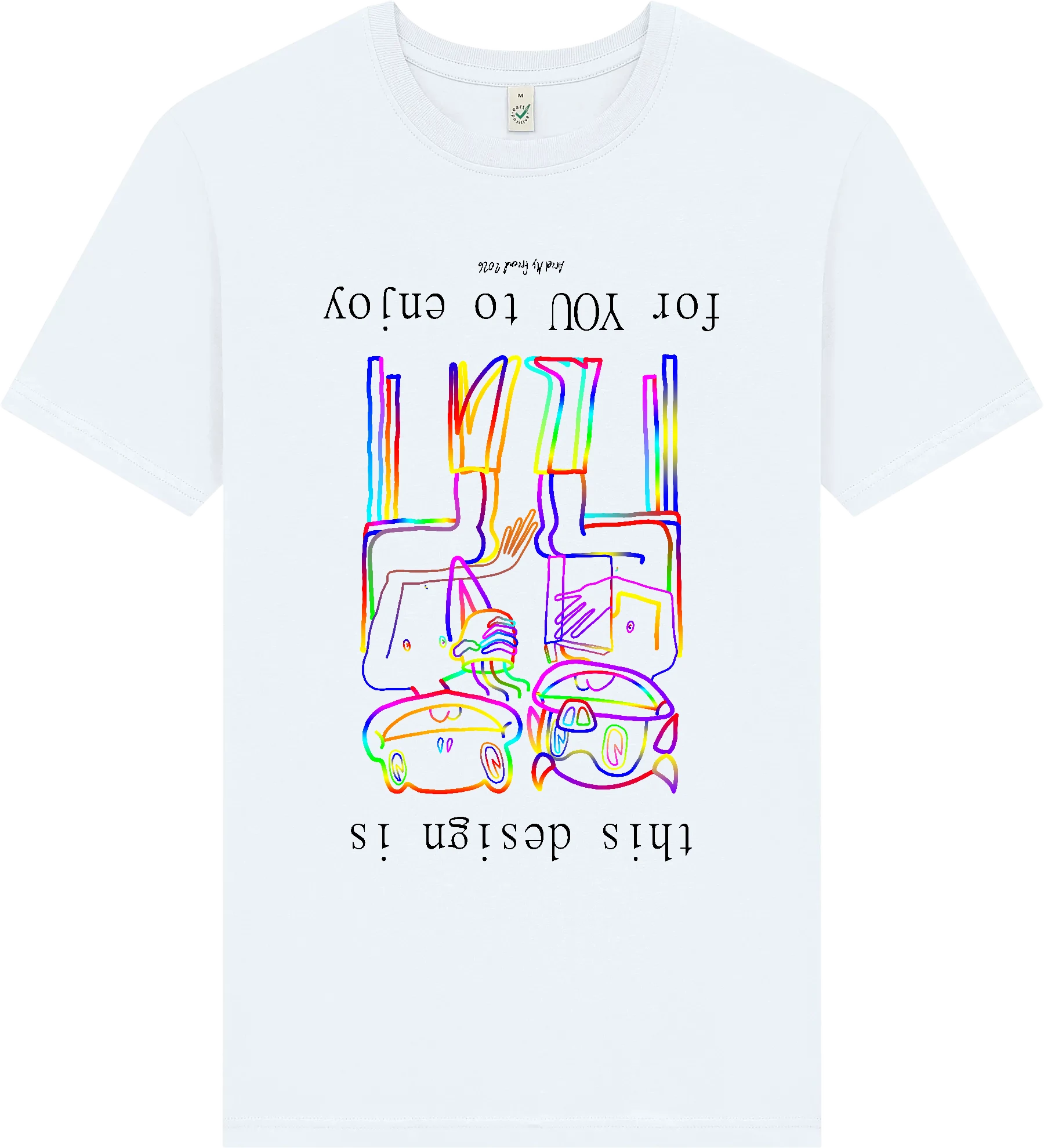 Ariel My Friend - A Rectification of an Architecture Tailored to Favor the Perspective of the External Observer | T-shirt - white